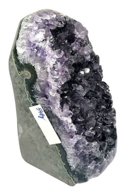 Ametystová geoda v exkluziv. kvalitě 548 g,velké hroty