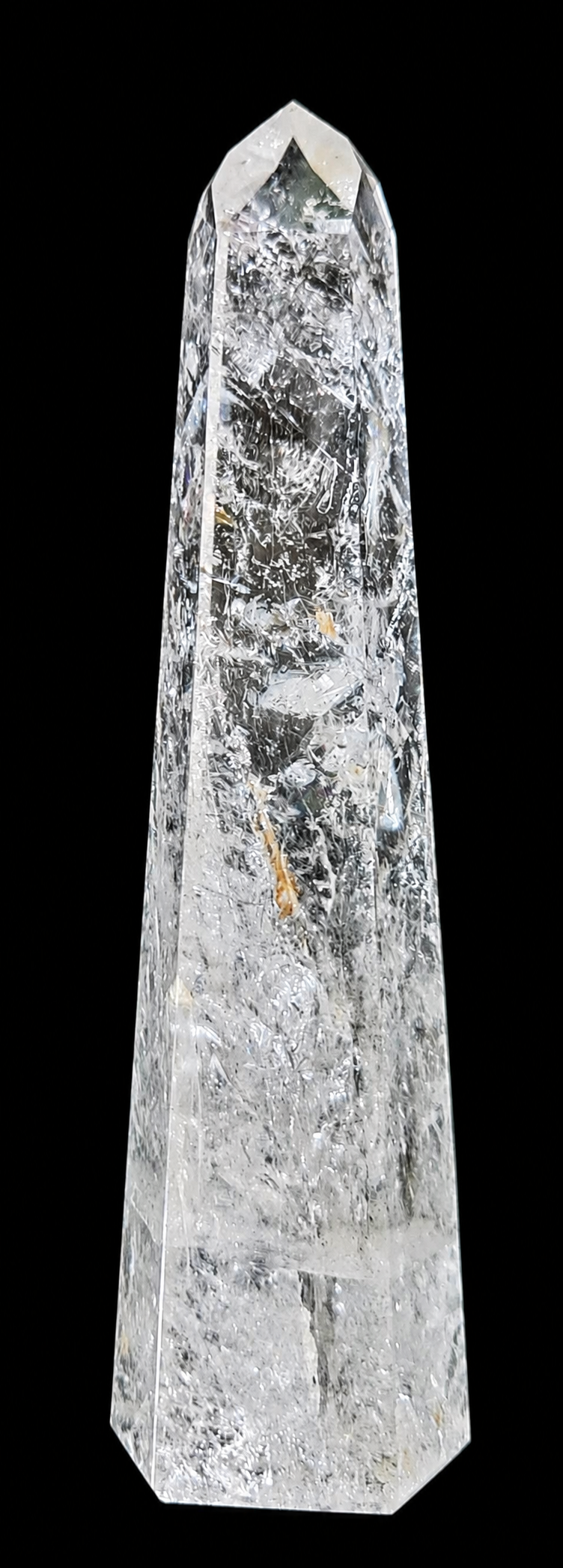 Pukaný křišťál špice 14,5 cm, 216 g