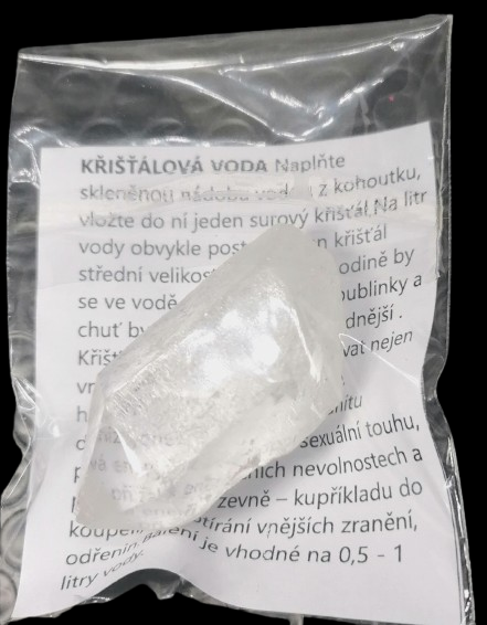Sada na výrobu křišťálové vody -čistý krystal