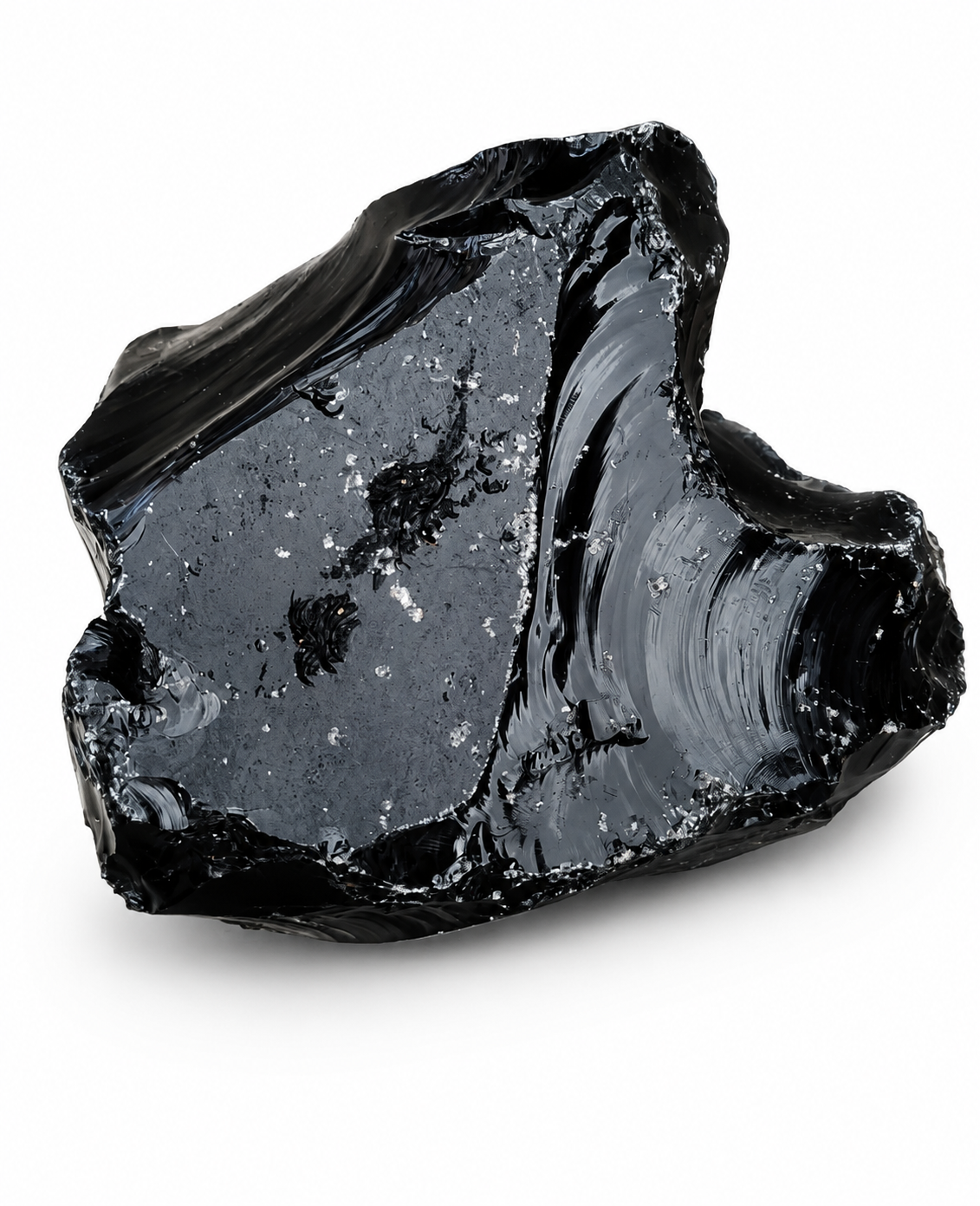 Obsidián černý 8,3 kg – přírodní blok z Mexika