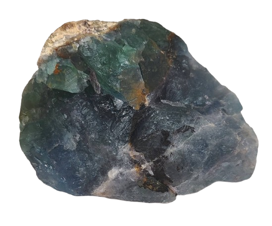 Duhový fluorit krystalický 330 g – přírodní krystal s výraznou strukturou a esoterickými účinky