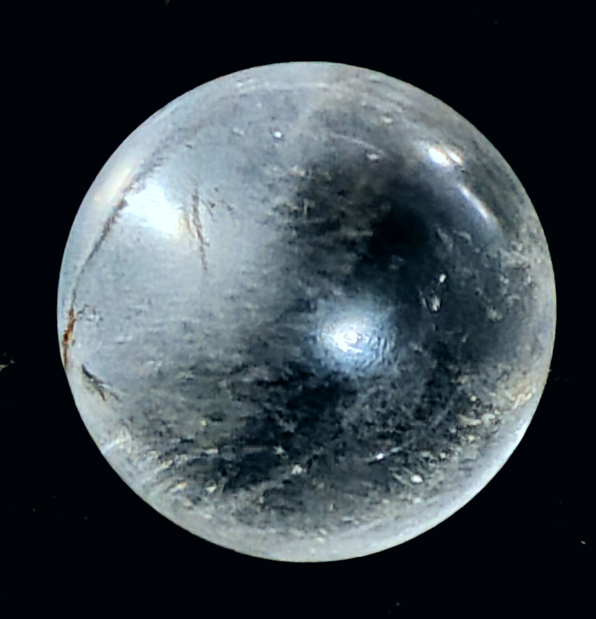 Křišťálová koule cca 3,5 cm, 62 g