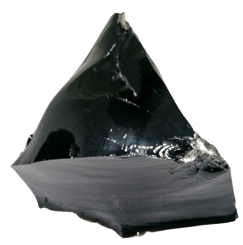Kouřový obsidián – přírodní blok 1 kg pro silnou ochranu a uzemnění