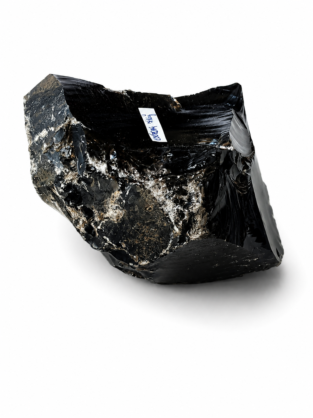 Obsidián kouřový 716 g – přírodní blok