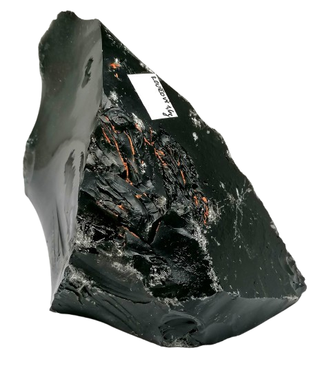 Obsidián kouřový – přírodní blok 1,6 kg | Kámen ochrany a uzemnění