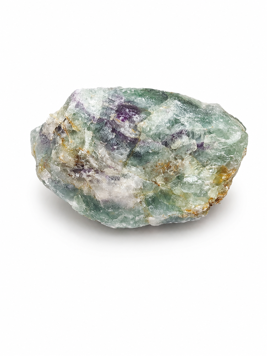 Fluorit natur AA – surový přírodní fluorit 770 g | Zeleno-fialový minerál pro harmonii a intuici