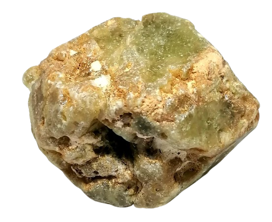 Zelený granát surový z Mali 260 g (6,5×4,5×4 cm) – tmavě zelený sběratelský kus