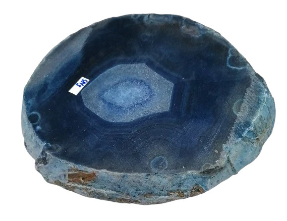 Achátový plát XL modrý, 581 g