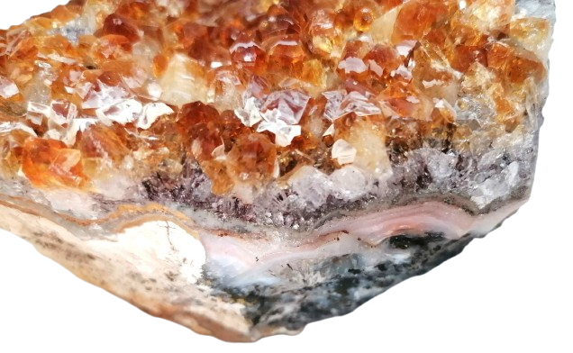 Citrínová drúza 1,5 kg – přírodní polodrahokam pro energii, hojnost a feng shui