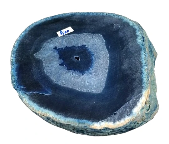 Modrý achátový plátek XL, v AA kvalitě, 405 g