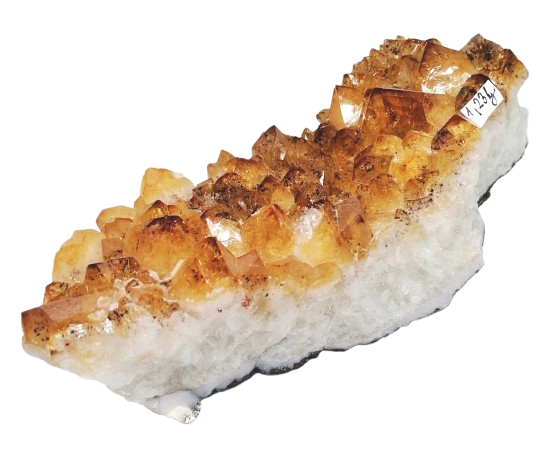 Citrínová drůza AA, 1,23 kg – krystal radosti, prosperity a ochrany