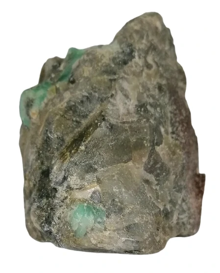 Exkluzivní smaragd surový 302 g – přírodní minerál s množstvím smaragdů