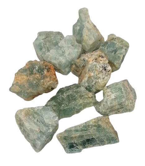 Akvamarín surový, 1 ks Angola