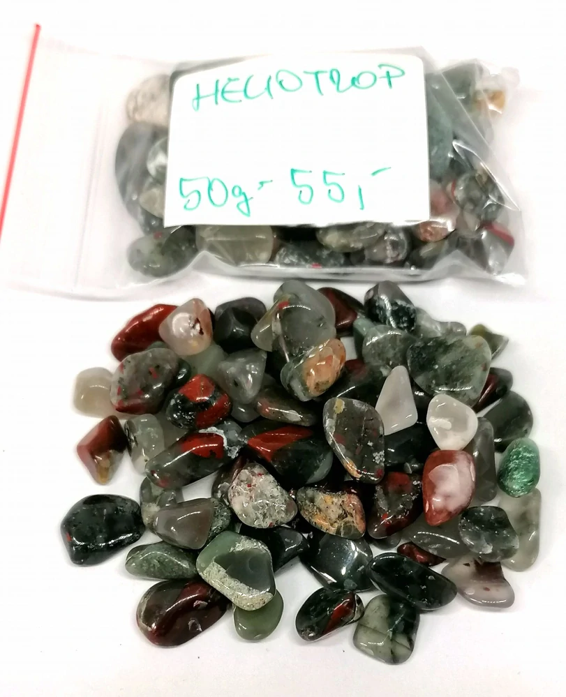 Heliotrop chips 6-12mm, 500 g