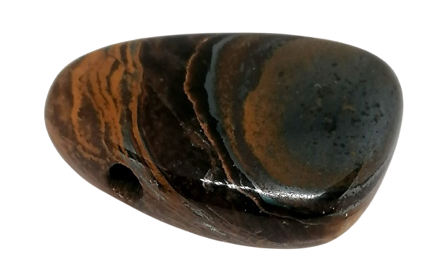 Tygří oko přívěsek vrtaný 