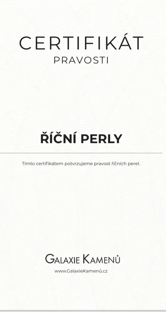 Říční perly náramek s chirurgickou ocelí bílý