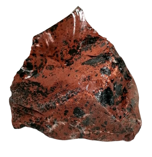 Velký surový mahagonový obsidián (moka) – 974 g minerál