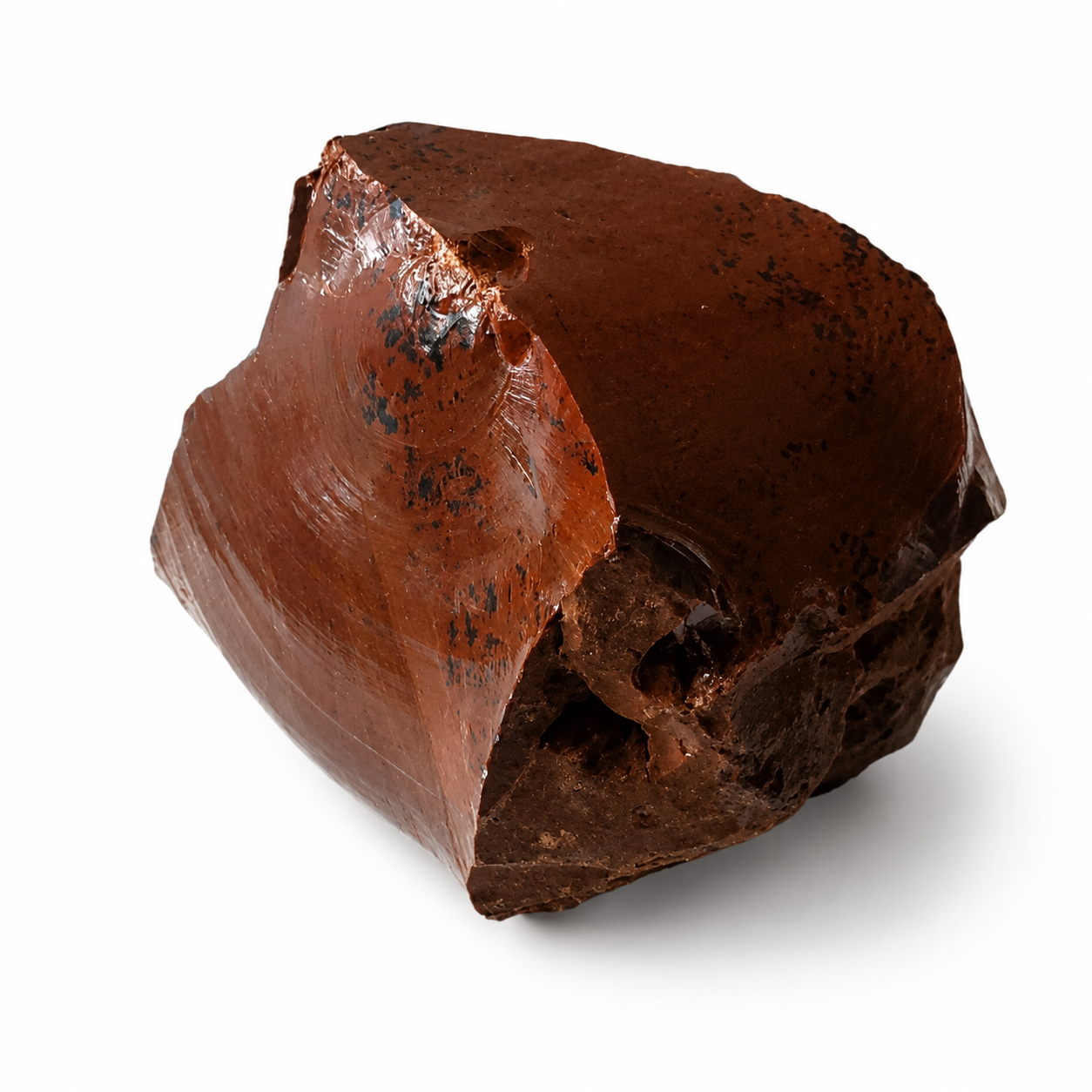 Velký surový mahagonový obsidián (moka) – 1 kg minerál