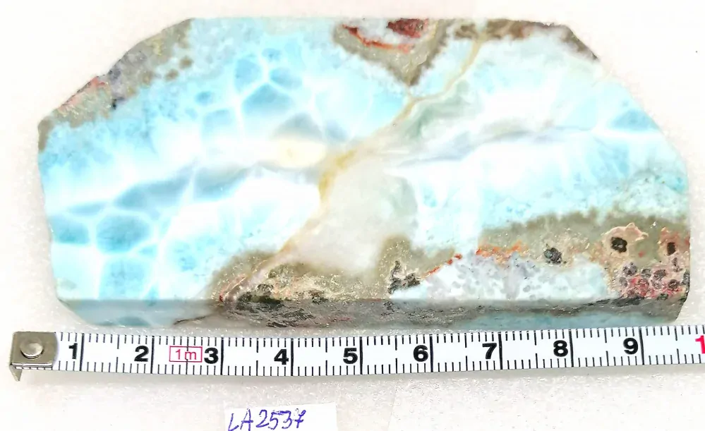 Larimarový plátek surový, 114g, EXKLUZIVNÍ,velký