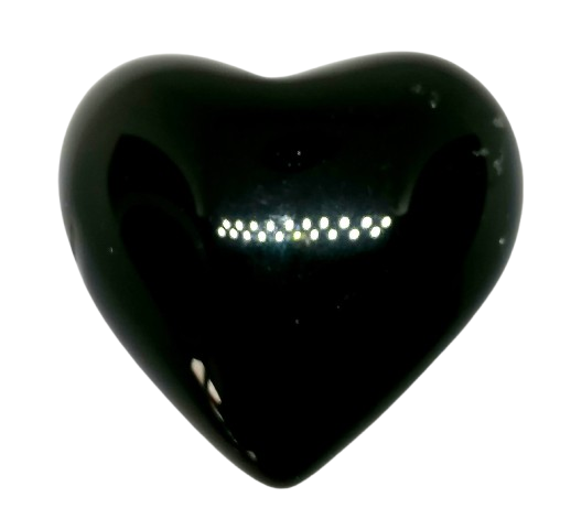 Obsidián srdce v AA kvalitě 4 x 4 cm