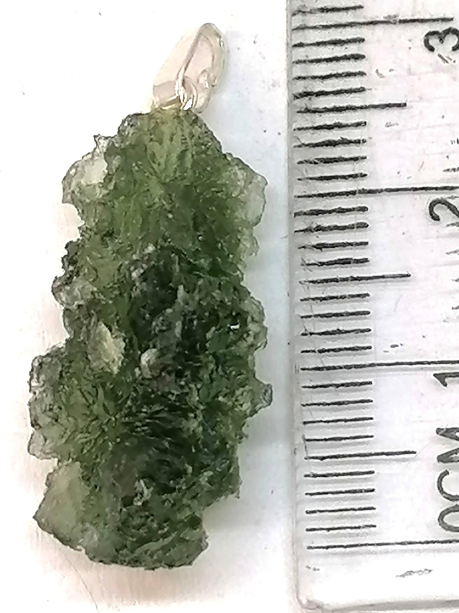 Exkluzivní náušnice z vltavínu, 5,49 g