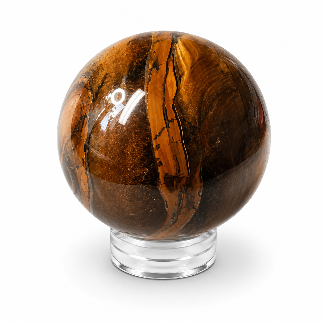 Tygří oko velká koule 482 g /cca 6,8cm)