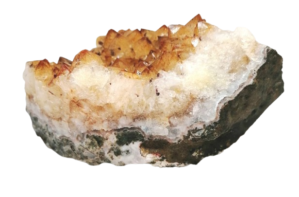 Citrín drůza o váze 805 g – minerál hojnosti, světla a silné ochranné energie