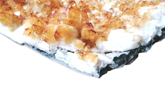 Dekorační citrínová drůza 2,3 kg – podpora prosperity a pozitivní energie