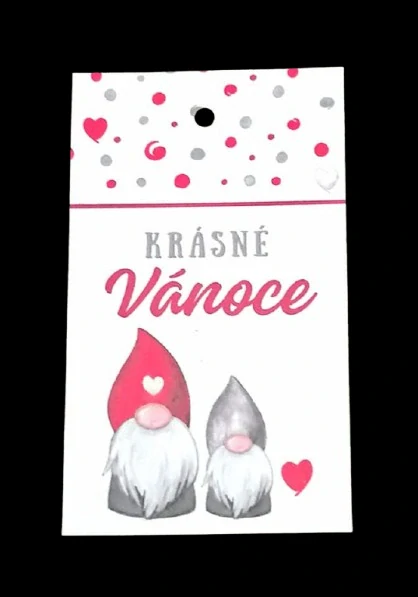 Vánočně balený ovál ze selenitu se stromem života + kartička