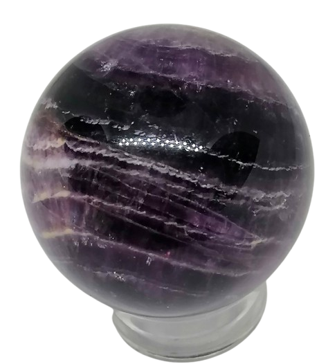 Fluorit duhový, koule 4,7 cm, 168 g