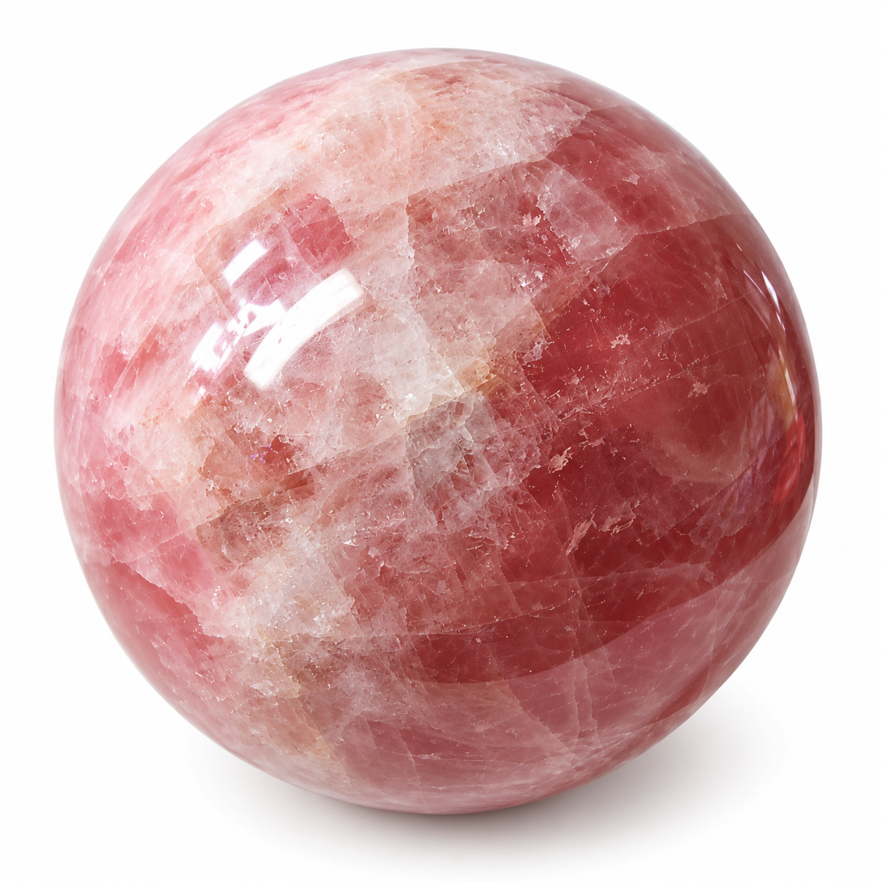 Růženínová koule v AA kvalitě, cca 9,8 cm, 1,5 kg