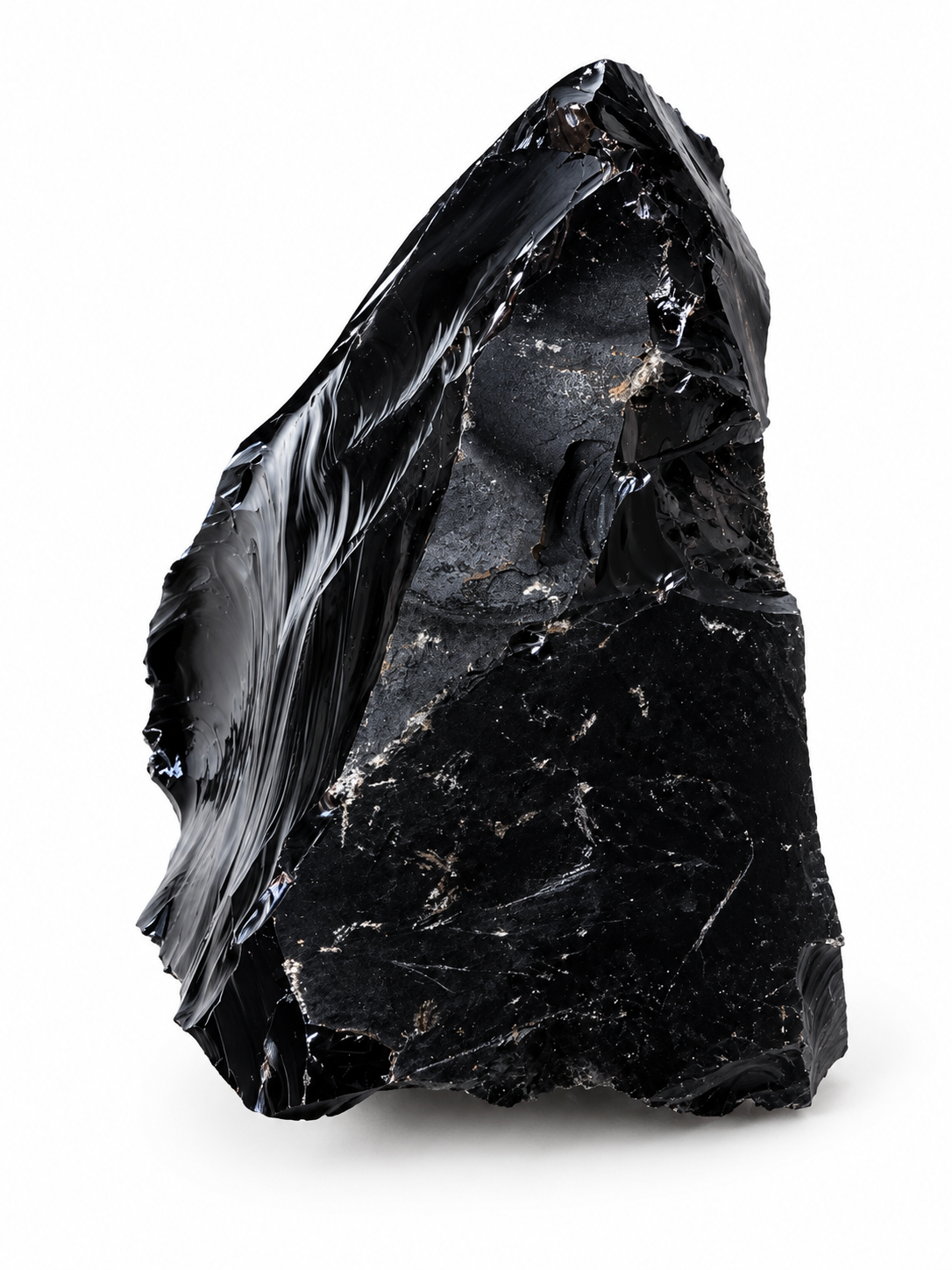 Obsidián černý, přírodní kus bez leštění 8,3 kg
