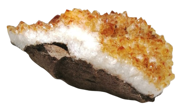 Feng Shui Citrínová drúza velká 2,2 kg – kámen hojnosti a prosperity z Brazílie