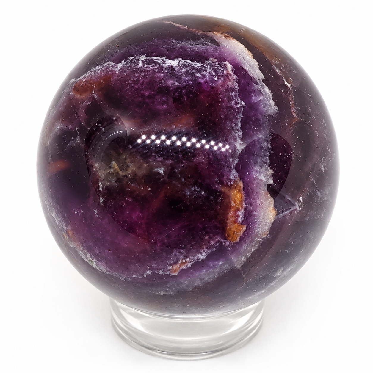 Fluoritová koule 120g a průměr 4,2 cm