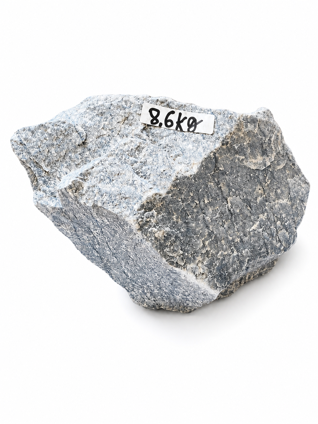 Modrý křemen surový obří blok 8,6 kg (25×20×15 cm) – kámen klidu z Brazílie