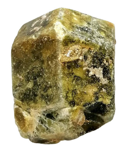 Zelený granát surový z Mali 297 g (6×5×5 cm) – tmavě zelený sběratelský krystal