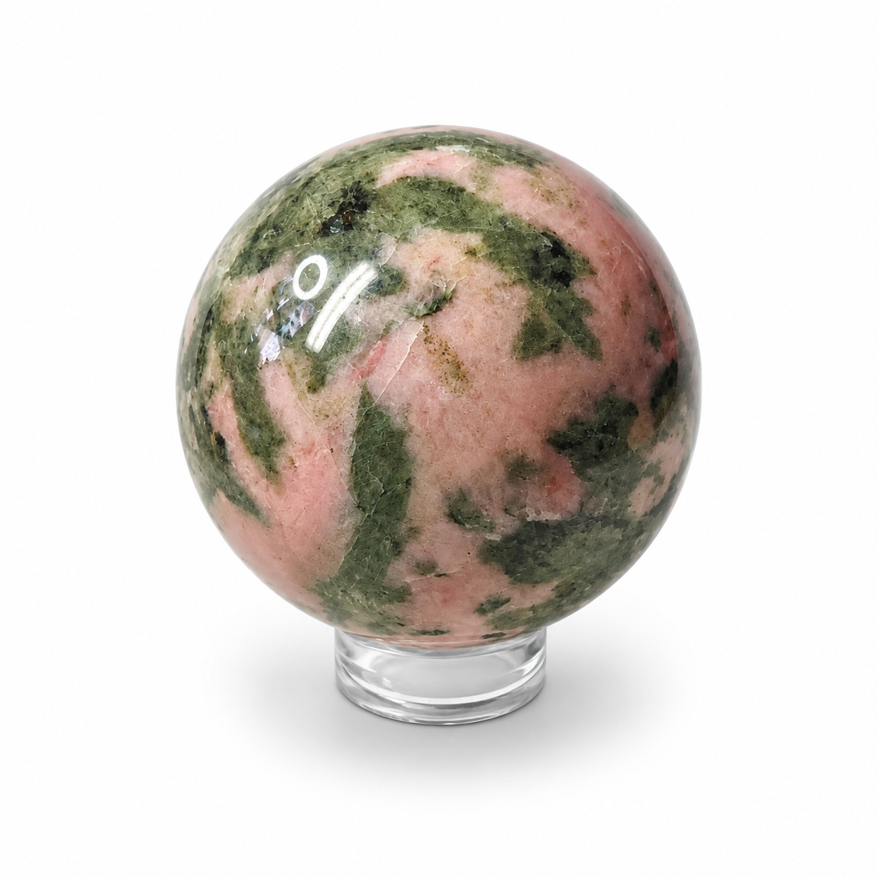 Thulit – velká koule 460 g / 6,6 cm | Láska, harmonie a životní energie