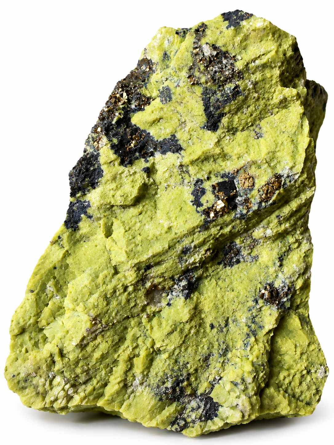 Serpentin s pyritem z Peru, 1,76 kg