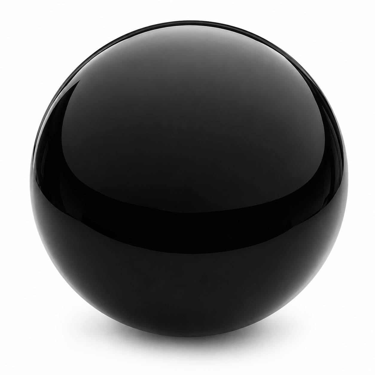 Obsidián stříbrný koule 14,3 cm, 4,04 kg
