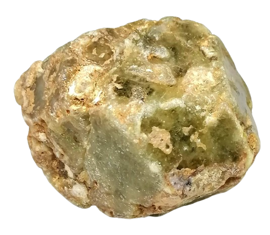 Zelený granát surový z Mali 260 g (6,5×4,5×4 cm) – tmavě zelený sběratelský kus