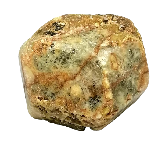 Zelený granát surový z Mali 230 g (5,7×5,2×4 cm) – tmavě zelený minerál pro sběratele
