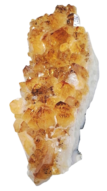 Citrínová drůza AA, 1,23 kg – krystal radosti, prosperity a ochrany
