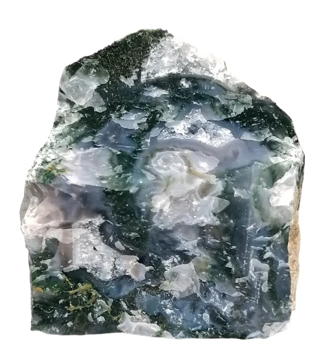 Achát mechový přírodní kus 199 g