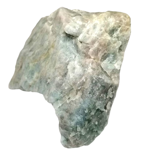 Akvamarín natur, modrý 612 g