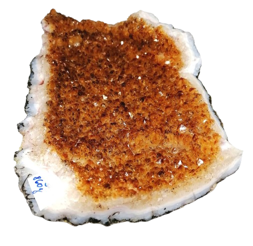 Citrínová drůza 860 g – krystal radosti, hojnosti a vnitřní síly z Brazílie