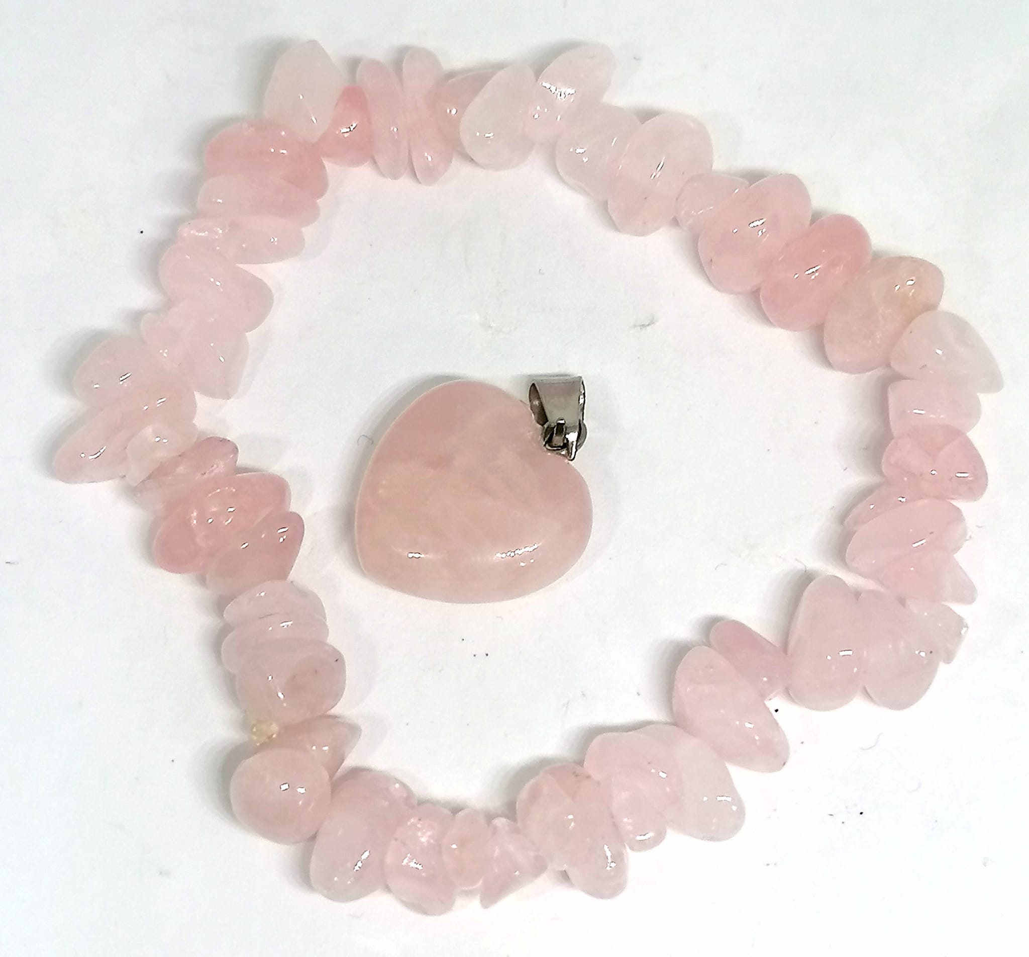 Dárková sada šperků v dárkové krabičce - růženín