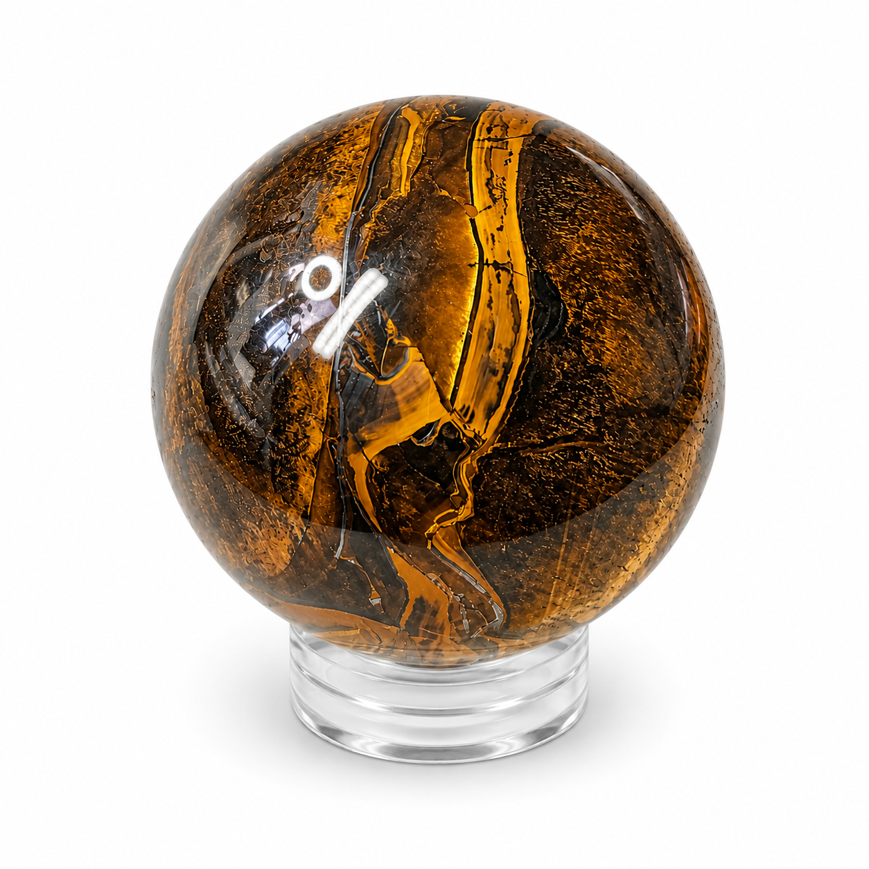 Tygří oko velká koule 482 g /cca 6,8cm)