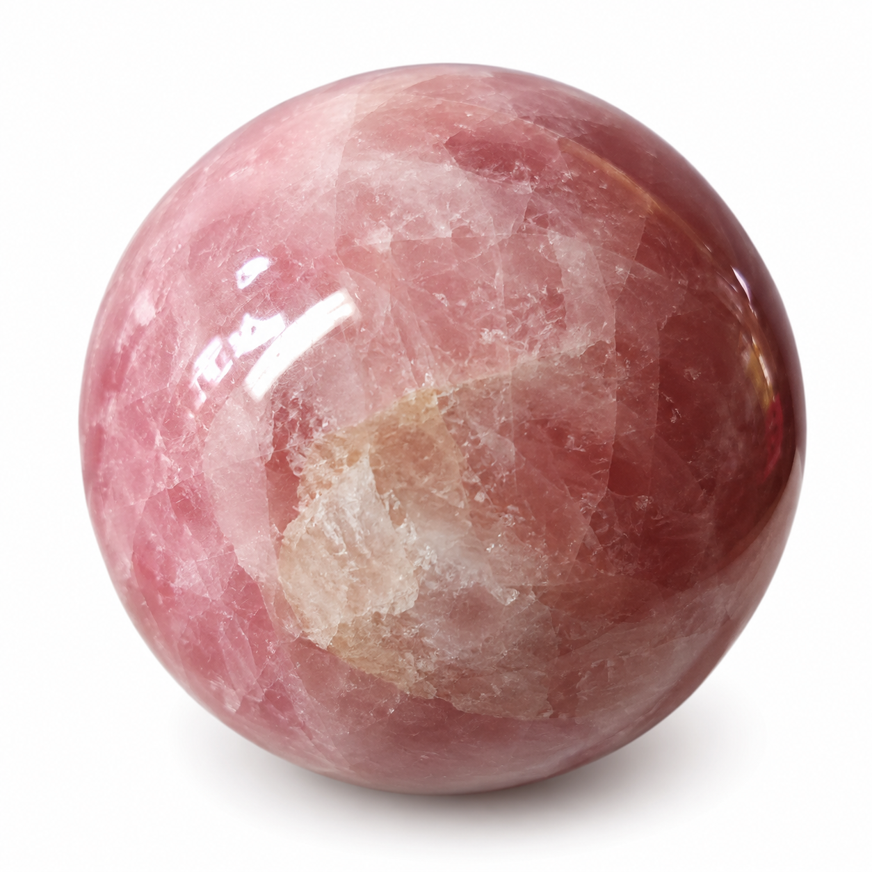 Růženínová koule v AA kvalitě, cca 9,8 cm, 1,5 kg