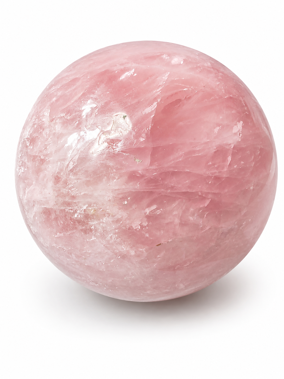 Růženínová koule XXL 1,8 kg / cca 10,8 cm – láska, harmonie a něžná energie