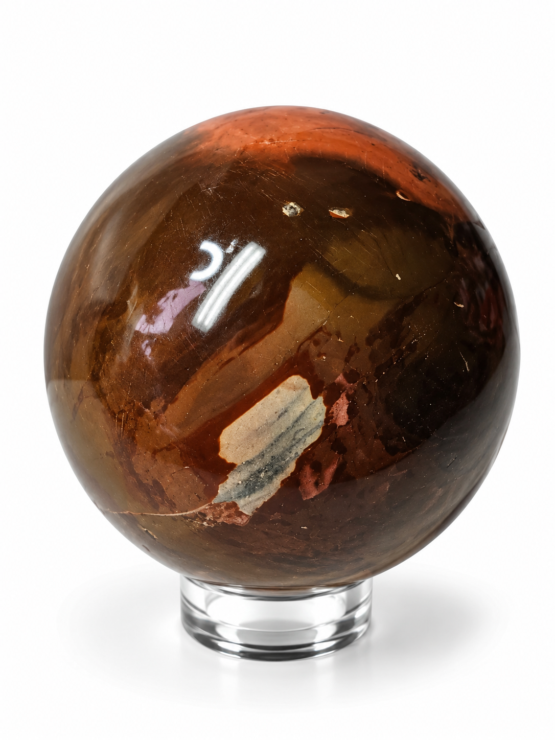 Jaspis polychrom – velká koule 6,3 cm, 320 g | Madagaskar